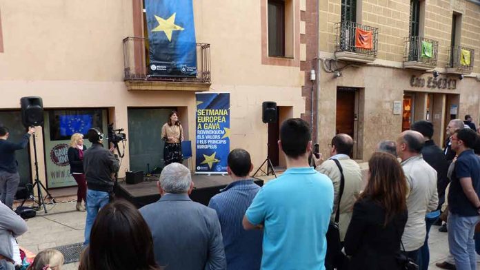 Gavà commemora el Dia d’Europa refermant els seus valors democràtics