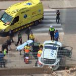 Aquest és el cotxe dels dos agents tirotejats