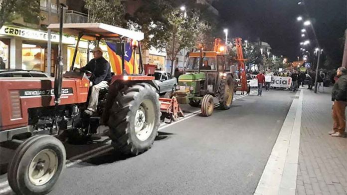 manifestació alliberament empresonats procés