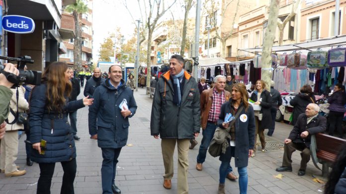 Xavier García Albiol ha fet avui campanya electoral a Gavà