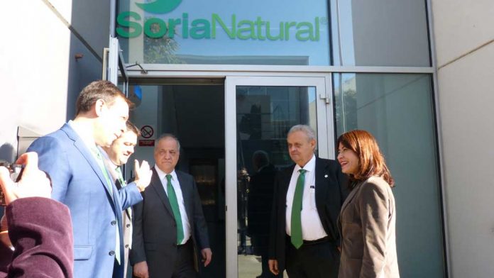 Raquel Sánchez visita l’empresa Soria Natural