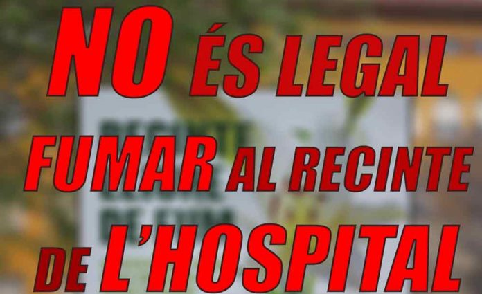 Hospital de Viladecans vol aconseguir un recinte lliure de tabac
