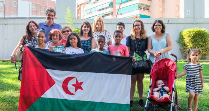 Rebuda als infants sahrauís