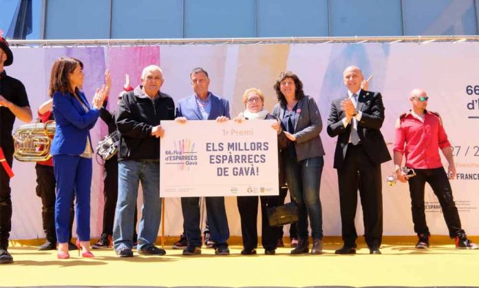 Maria Asunción Sannicolás és la guanyadora del primer premi en la categoria de lots d’espàrrecs Maria Asunción Sannicolás