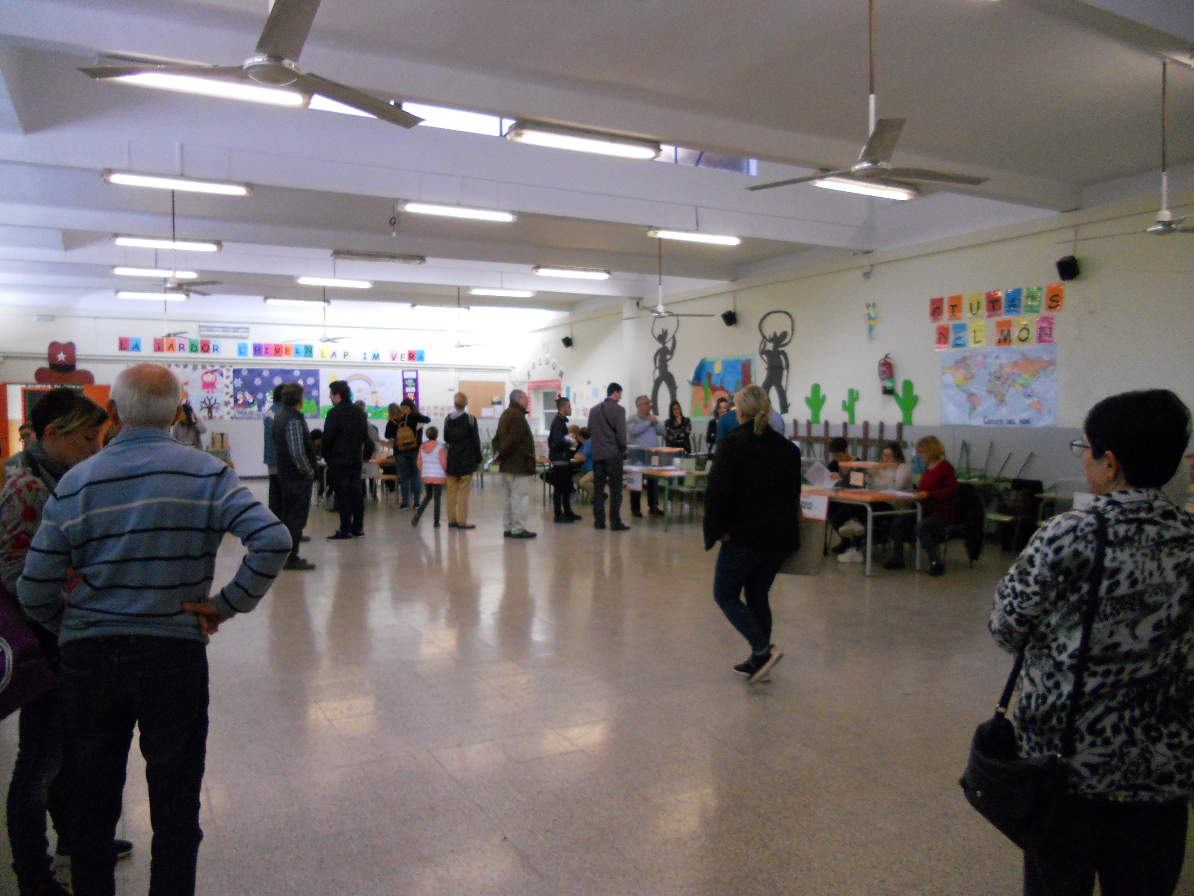 Primeres votacions a l'escola Jacme March