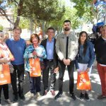 El alcaldable de Cs, Miguel Ángel Ibáñez junto a integrantes de la candidatura