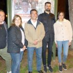 Miguel Ángel Ibáñez, acompanyat dels números 2 a 5 de la seva candidatura