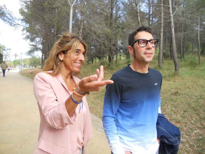 Mónica Parés amb el número 3 de la candidatura José Mayordomo Mónica Parés amb el número 3 de la candidatura José Mayordomo