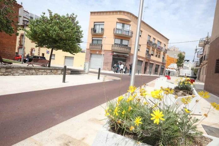 El nou aspecte del carrer de la Rectoria