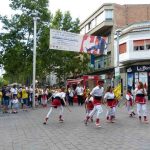 Una actuació dels Bastoners de Gavà