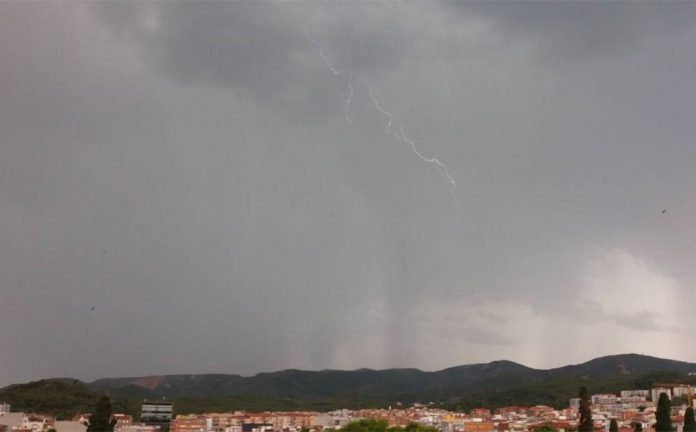 Avís per risc per pluja del Meteocat