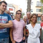 La portaveu a l’Ajuntament, Mónica Parés amb integrants del PP de Gavà