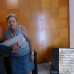 A l’exposició es pot veure la làpida amb els noms dels quatre gavanencs
