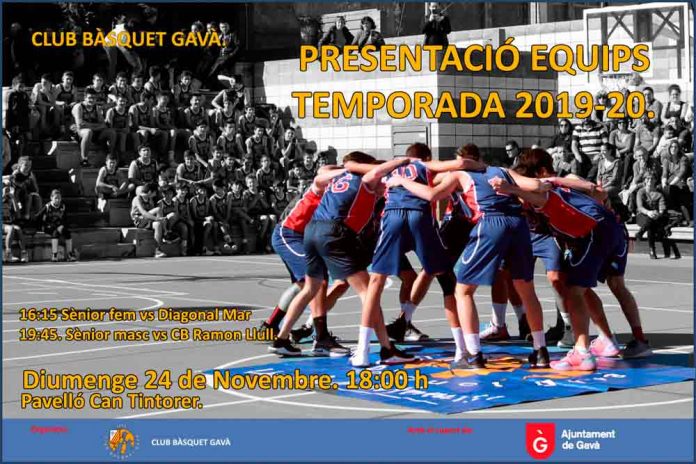 BASQUET-GAVA-181119 El Bàsquet Gavà presenta els equips