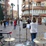 Concert solidari a la Rambla dels alumnes del San Pedro