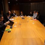 L’alcaldessa s’ha reunit aquest matí amb el president d’Aena, Maurici Lucena, per parlar de l’expansió de l’Aeroport de Barcelona