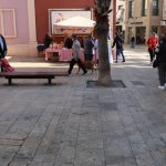 Disbauxada, aquest matí a la plaça Major