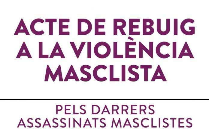 Concentració contra la violència de gènere el 25 de febrer