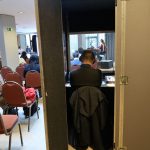 Cabina de traductors de la jornada