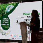 Raquel Sánchez, en un moment del seu parlament inaugural