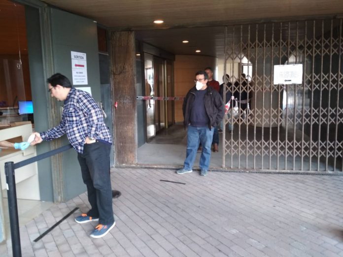 Els taxistes rebran les mascaretes fins al dilluns 20 d'abril. Foto de l'IMT