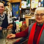 Jordi i la seva mare, al celler
