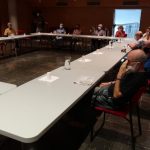 Aspecte de la reunió, que s’ha celebrat a la Sala de Plens