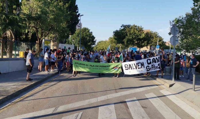ERC contra el Pla de Ponent i en defensa de can Sellarès