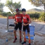 Manel Merino i David da Silva, els dos que van completar el repte