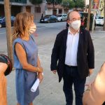 Miquel Iceta, acabant d’arribar a Gavà