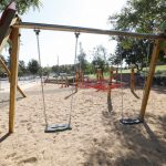 Acaben les obres de millores en els parcs del passeig Maragall del Mil·lenni