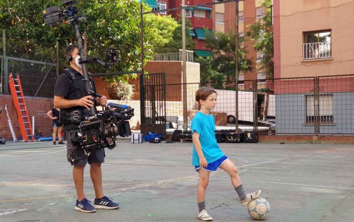 Primer dia de rodatge. Foto cedida per Estefanía Vílchez