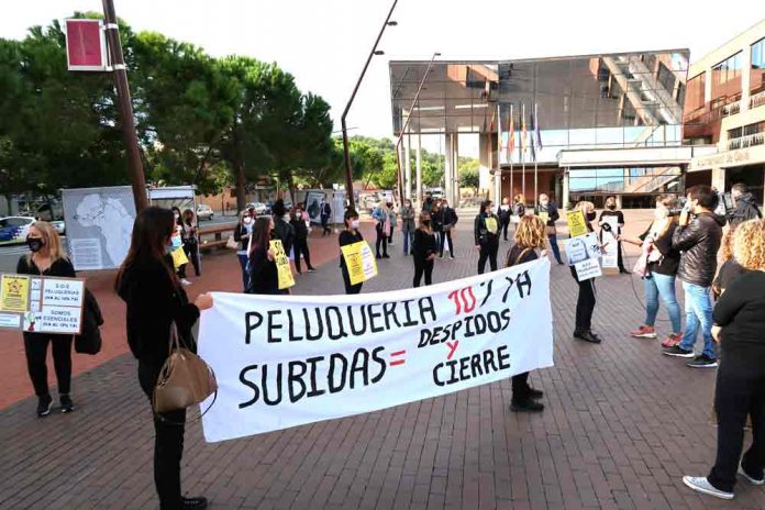 Les perruqueries, en peu de guerra