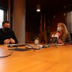 Tort i Sánchez, aquest matí en la roda de premsa de presentació dels pressupostos
