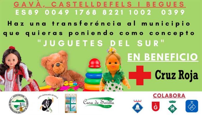 Cartel de la campaña con el número de cuenta de Gavà