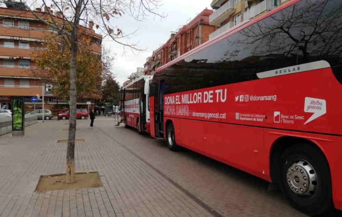 bus sang 181220 Nova ocasió per donar sang a Gavà