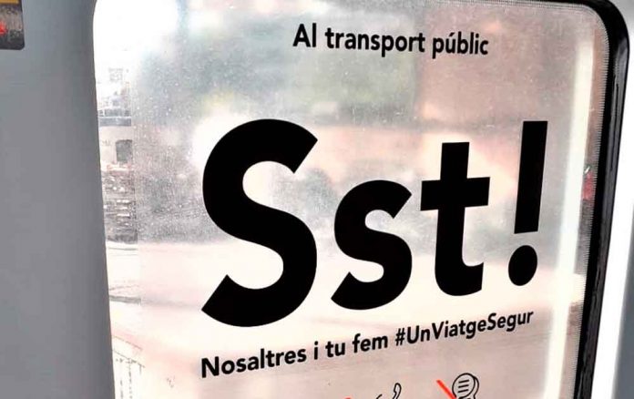 sst-010321 Campanya al transport públic per viatjar en silenci