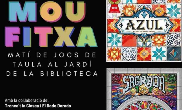 Les sessions del Mou Fitxa es faran una vegada al mes al jardí de la biblioteca, sempre en dissabte