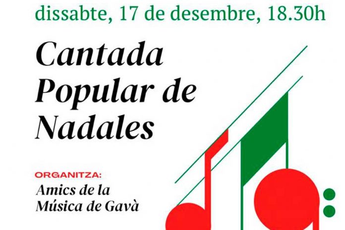 nadales-141222 Cantada popular de Nadales amb els Amics de la Música