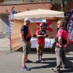 Membres del Club Esportiu Garraf Runners, aquest matí a la Mostra d’Entitats
