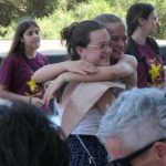 Andrea i Emma, en un moment de la jornada d’activitats que van organitzar dissabte passat