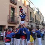 Una actuació recent de la Colla Castellera de Gavà