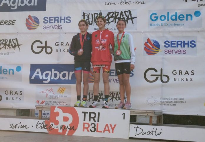 Neus Ciruelos, del Club Gavà Triatló, campiona de Catalunya de duatló Neus Ciruelos
