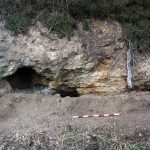 Una de les noves boques de mina trobades a les Ferreres