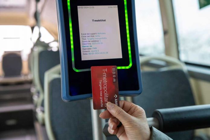 Nova targeta sense contacte per a ús dels títols socials