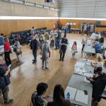El col·legi electoral ubicat al Casal Municipal de Cultura American Lake, aquest matí