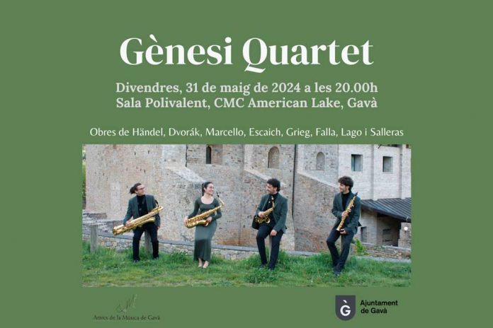 Gènesi Quartet actuarà aquest divendres a Gavà