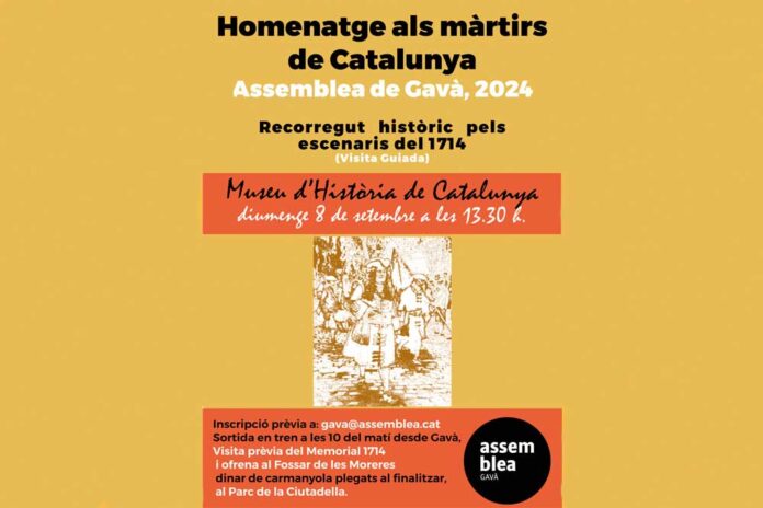 cartell-anc-050924 L’ANC organitza un recorregut històric per celebrar la Diada