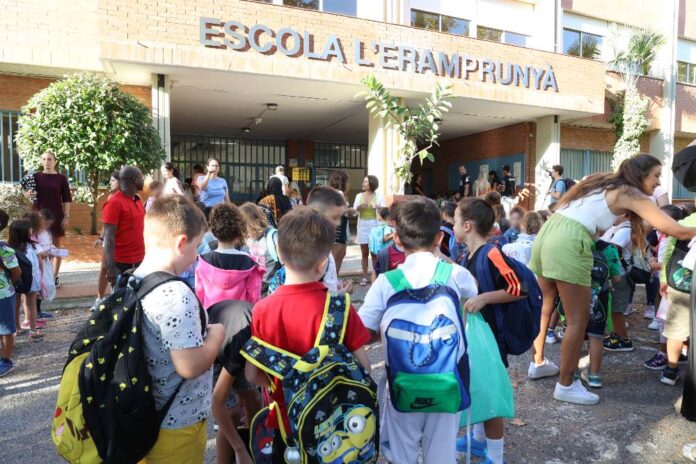 tornada a l'escola 1 alumnes