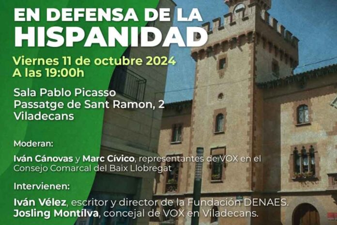 VOX Gavà participará en un evento en defensa de la hispanidad